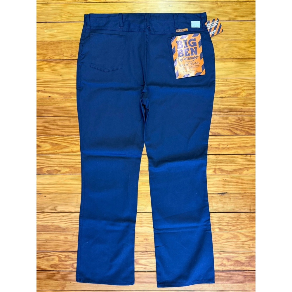 Vintage‎ Big Ben Pants Mens 42x32 Wrangler Western Work Blue Indigo NWT
